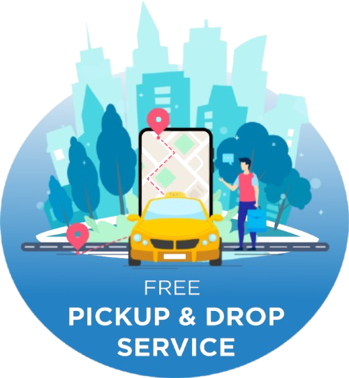 Free Pickup and Drop service for EDEN VAYU site visit